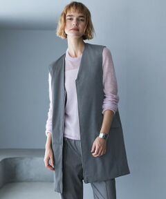 ICB / アイシービー ベスト | 【洗える・リバーシブル着用可】T/Wツイルキルト リバーシブル パディング ジレ