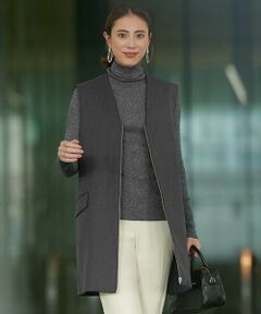 ICB / アイシービー ベスト | 【洗える・リバーシブル着用可】T/Wツイルキルト リバーシブル パディング ジレ