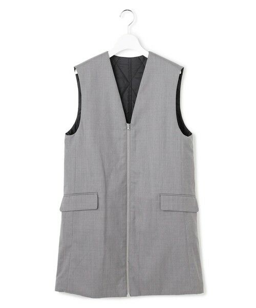 ICB / アイシービー ベスト | 【洗える・リバーシブル着用可】T/Wツイルキルト リバーシブル パディング ジレ | 詳細5