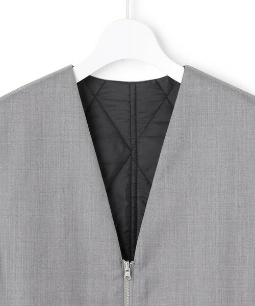 ICB / アイシービー ベスト | 【洗える・リバーシブル着用可】T/Wツイルキルト リバーシブル パディング ジレ | 詳細6