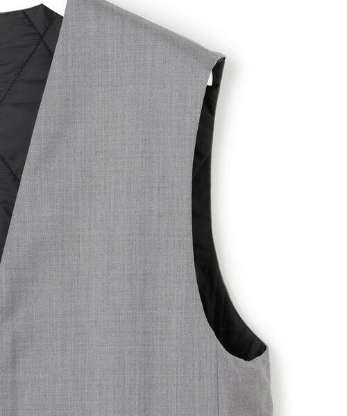 ICB / アイシービー ベスト | 【洗える・リバーシブル着用可】T/Wツイルキルト リバーシブル パディング ジレ | 詳細7