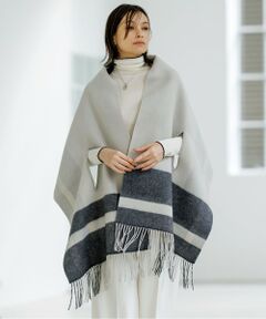 ICB / アイシービー マフラー・ショール・スヌード・ストール | 【リバーシブル可】アイレット 大判ストール