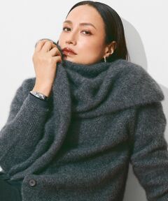 ICB / アイシービー マフラー・ショール・スヌード・ストール | 【30th ANNIVERSARY】ルレックスフォックスアルパカ ニットスカーフ