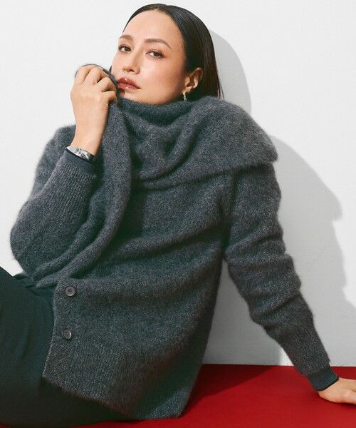 ICB / アイシービー マフラー・ショール・スヌード・ストール | 【30th ANNIVERSARY】ルレックスフォックスアルパカ ニットスカーフ | 詳細1