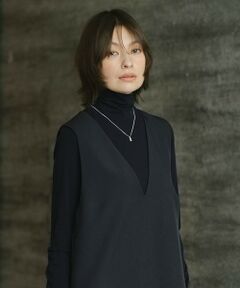 ICB / アイシービー ネックレス・ペンダント・チョーカー | 【SILVER925】メレダイヤモンド プレートネックレス