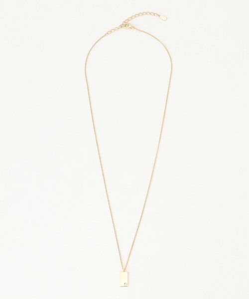 ICB / アイシービー ネックレス・ペンダント・チョーカー | 【SILVER925】メレダイヤモンド プレートネックレス | 詳細6