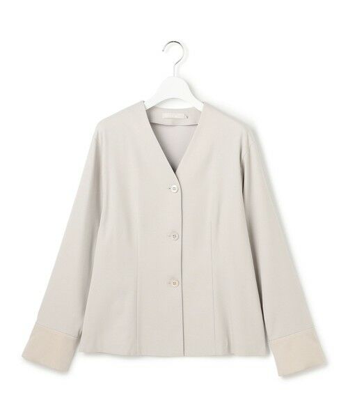 ICB / アイシービー シャツ・ブラウス | 【裏起毛】 ウォームサテン カーディガンブラウス | 詳細5