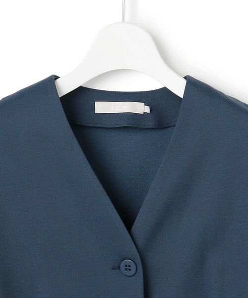 ICB / アイシービー シャツ・ブラウス | 【裏起毛】 ウォームサテン カーディガンブラウス | 詳細11