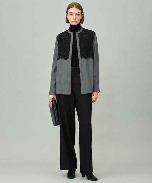 ICB / アイシービー シャツ・ブラウス | 【洗える】 レースコンビブラウス | 詳細1