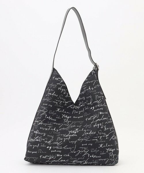 ICB / アイシービー ショルダーバッグ | 【A4サイズ収納可】5cityレタードプリント ショルダーバッグ | 詳細1