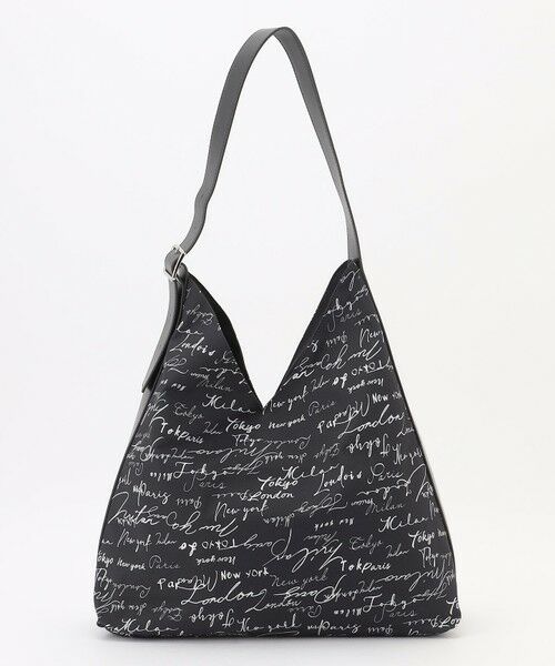 ICB/アイシービー 【A4サイズ収納可】5cityレタードプリント ショルダーバッグ 5cityプリント系 F ICB/アイシービー 【A4サイズ収納可】5cityレタードプリント ショルダーバッグ 5cityプリント系 F