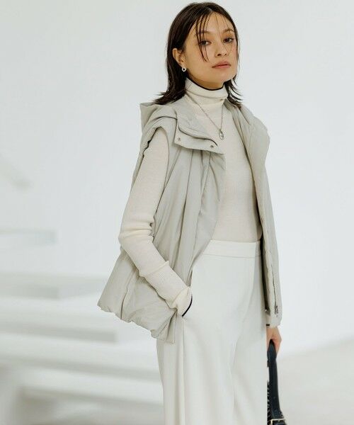 ICB / アイシービー ダウンジャケット・ベスト | 【撥水加工】ADSダウン フーデット ベスト | 詳細1