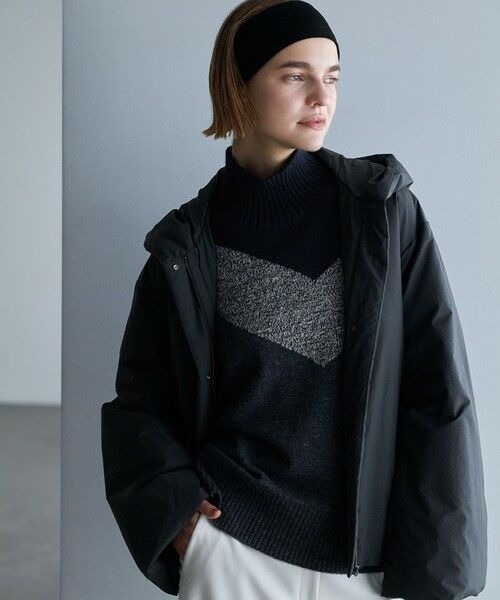 ICB/アイシービー 【WEB限定カラーあり・撥水加工】ADSダウン フーデットミドル丈コート チャコールグレー系 6 ICB/アイシービー 【WEB限定カラーあり・撥水加工】ADSダウン フーデットミドル丈コート チャコールグレー系 6