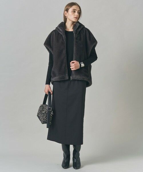 ICB / アイシービー その他アウター | 【洗える】ミンクライクファー フーディジレ コート | 詳細13