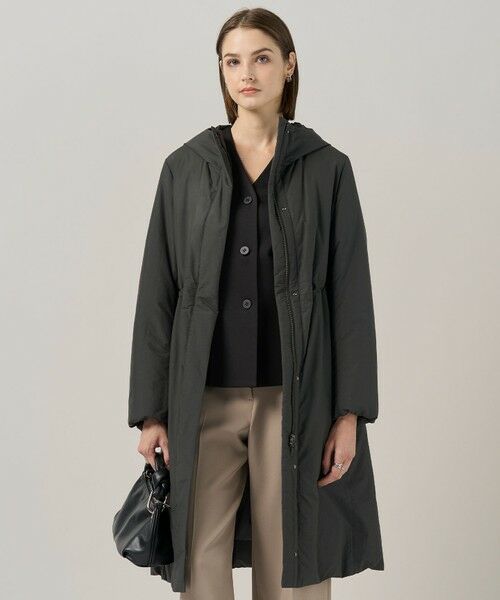 ICB/アイシービー 【WEB＆一部店舗限定・撥水加工】ADSダウン フーデットロングコート チャコールグレー系 2