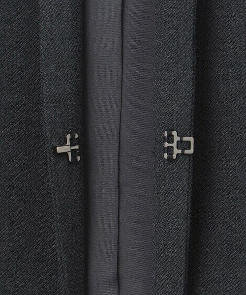 ICB / アイシービー ノーカラージャケット | 【UVカット・洗える】ウール2WAYストレッチ ノーカラージャケット | 詳細10