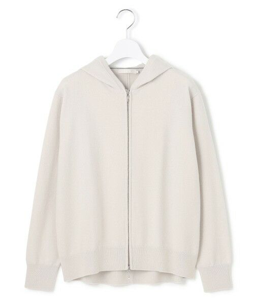 ICB / アイシービー パーカー | 【洗える】ソフトカシミヤミックス ジップアップ ニットパーカー | 詳細3