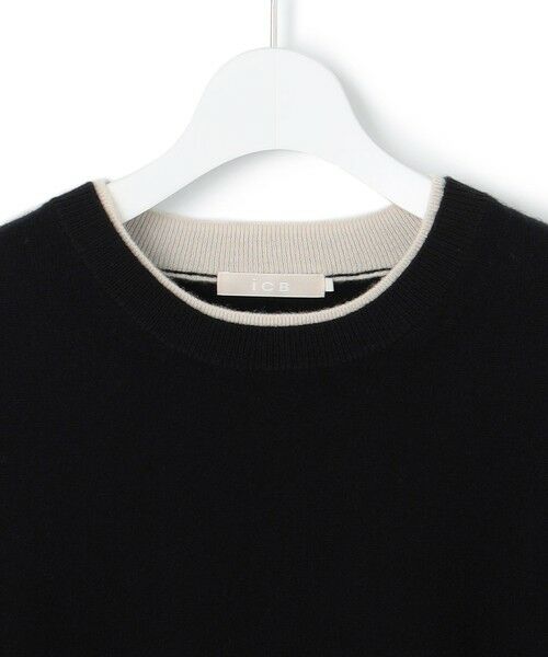 ICB / アイシービー ニット・セーター | 【新色追加】ソフトカシミヤミックス クルーネックニット | 詳細9