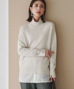 ICB / アイシービー ニット・セーター | 【新色追加】ソフトカシミヤミックス ハイネックニット