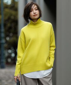 ICB / アイシービー ニット・セーター | 【新色追加】ソフトカシミヤミックス ハイネックニット