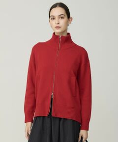 ICB / アイシービー ブルゾン | 【新色追加】ソフトカシミヤミックス ニットトラックジャケット