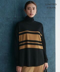ICB / アイシービー ニット・セーター | 【新色追加・WEB限定カラーあり】 ヴィスコースワイド タートルネックプルオーバー