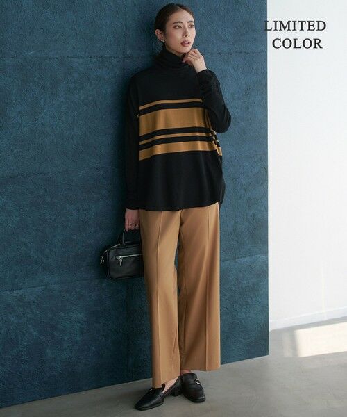 ICB / アイシービー ニット・セーター | 【新色追加・WEB限定カラーあり】 ヴィスコースワイド タートルネックプルオーバー | 詳細23