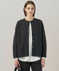 ICB / アイシービー ブルゾン | ミルドウール ニットブルゾン