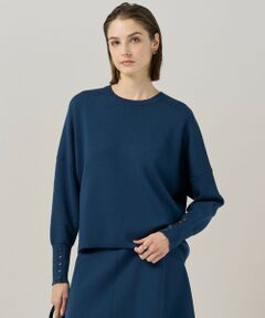 ICB / アイシービー ニット・セーター | 【洗える】 シルキーウールダブルフェイス ニットプルオーバー