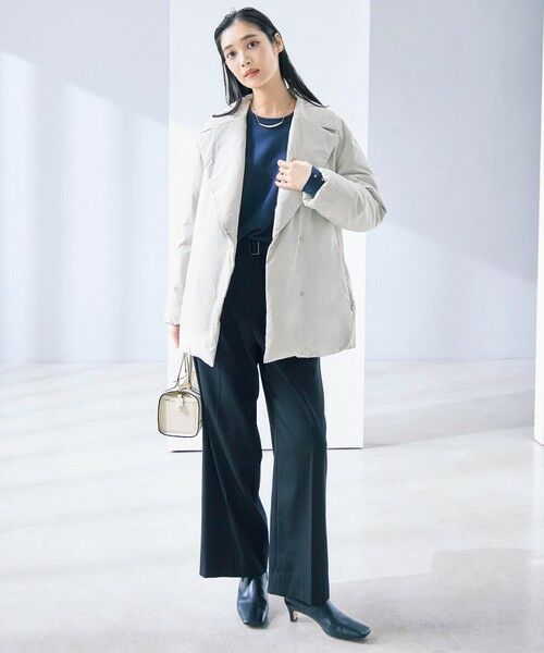 ICB / アイシービー ニット・セーター | 【洗える】 シルキーウールダブルフェイス ニットプルオーバー | 詳細17