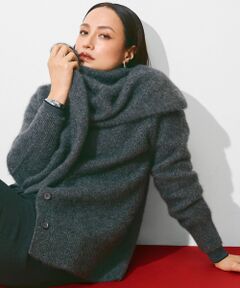 ICB / アイシービー カーディガン・ボレロ | 【30th ANNIVERSARY】ルレックスフォックスアルパカ Vネックカーディガン