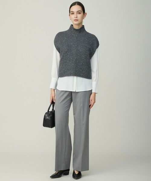 ICB / アイシービー ベスト | 【30th ANNIVERSARY】 カシミヤブレンドルレックス ハイネックニットベスト | 詳細1