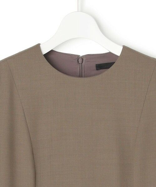 ICB / アイシービー ロング・マキシ丈ワンピース | 【UVカット・洗える】ウール2WAYストレッチ 長袖ワンピース | 詳細3