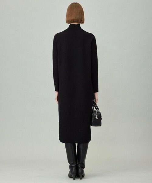 ICB / アイシービー ミニ丈・ひざ丈ワンピース | 【洗える】 シルキーウールダブルフェイス ハイネックニットワンピース | 詳細12