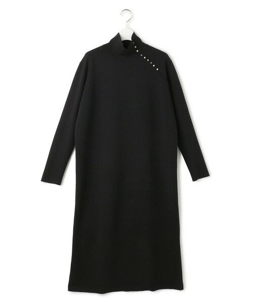 ICB / アイシービー ミニ丈・ひざ丈ワンピース | 【洗える】 シルキーウールダブルフェイス ハイネックニットワンピース | 詳細14