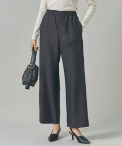 ICB / アイシービー その他パンツ | 【洗える】ウールワッシャーツイル ワイドストレートパンツ