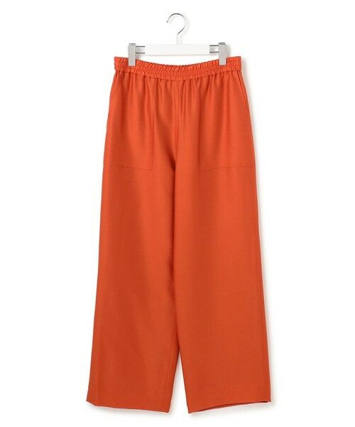 ICB / アイシービー その他パンツ | 【洗える】ウールワッシャーツイル ワイドストレートパンツ | 詳細8