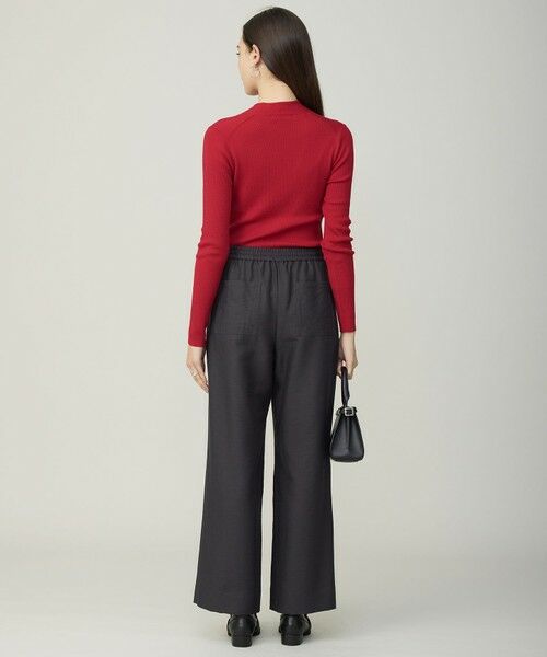 ICB / アイシービー その他パンツ | 【洗える】ウールワッシャーツイル ワイドストレートパンツ | 詳細25