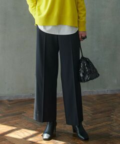 ICB / アイシービー その他パンツ | 【洗える】 トリアセボディシェルピーチ ワイドパンツ