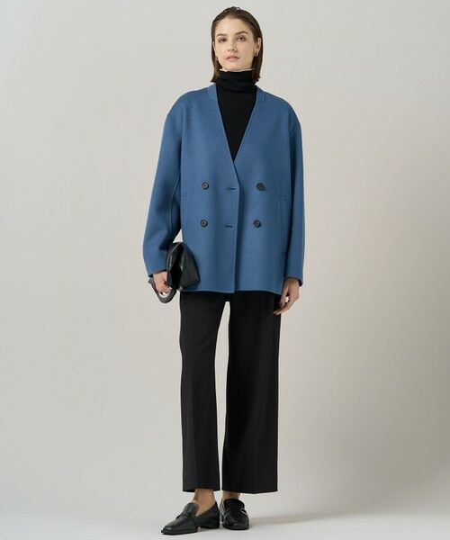 ICB / アイシービー その他アウター | WoolRever ノーカラーショートコート | 詳細3