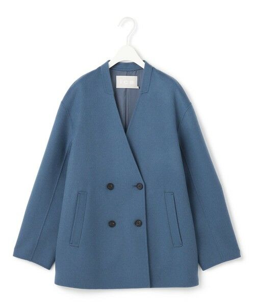 ICB / アイシービー その他アウター | WoolRever ノーカラーショートコート | 詳細6