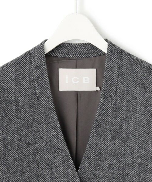 ICB / アイシービー その他アウター | WoolRever ノーカラーショートコート | 詳細20
