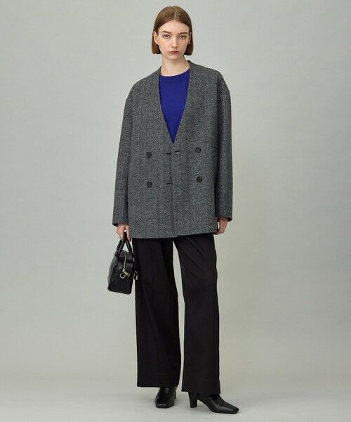 ICB / アイシービー その他アウター | WoolRever ノーカラーショートコート | 詳細16