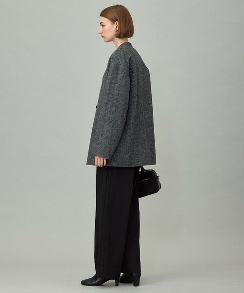 ICB / アイシービー その他アウター | WoolRever ノーカラーショートコート | 詳細17