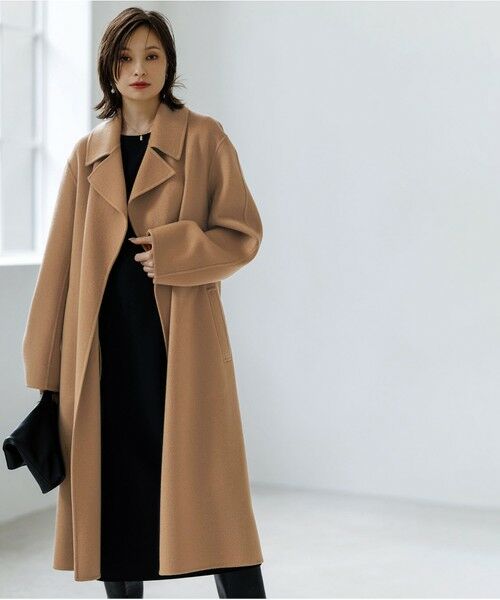 ICB/アイシービー WoolRever ロングコート キャメル系 2