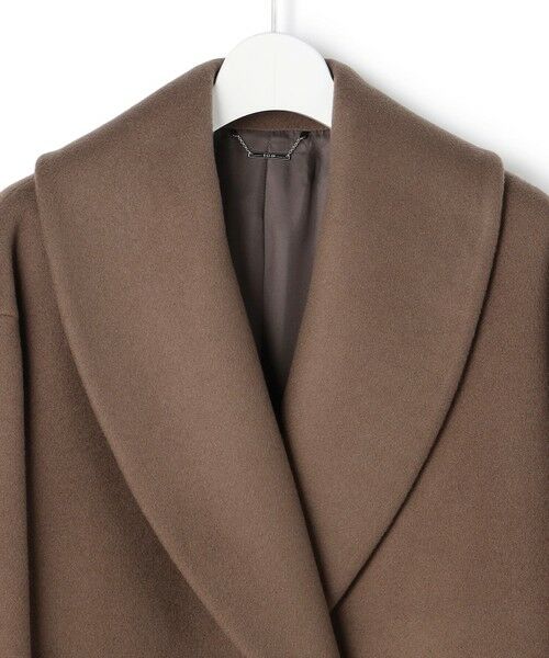 ICB / アイシービー ピーコート | 【WEB＆一部店舗限定】WooloopShortBeaver ショールカラーコート | 詳細2