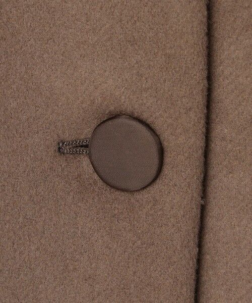 ICB / アイシービー ピーコート | 【WEB＆一部店舗限定】WooloopShortBeaver ショールカラーコート | 詳細6