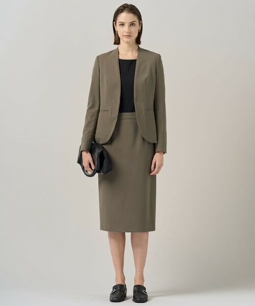 ICB / アイシービー ミニ・ひざ丈スカート | 【UVカット・洗える】ウール2WAYストレッチ タイトスカート | 詳細2