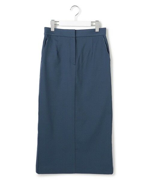 ICB / アイシービー ミニ・ひざ丈スカート | 【裏起毛】 ウォームサテン Iラインスカート | 詳細7