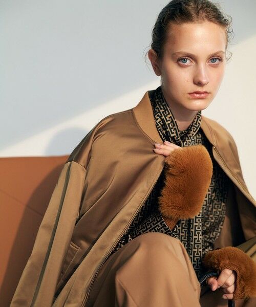 ICB/アイシービー ファー手袋 キャメル系 F ICB/アイシービー ファー手袋 キャメル系 F